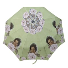 Olive rose folding umbrella