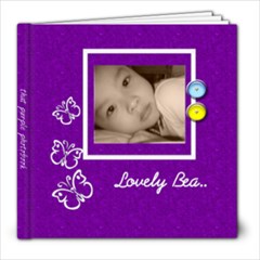 8 x 8 Photo book 20 Pages - Purple  - 8x8 Photo Book (20 pages)