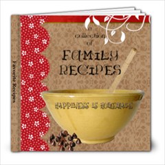 family recipes - 8x8 Photo Book (20 pages)