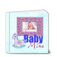 Baby Mine 20 page 4 x 4 deluxe Album Boy or Girl - 4x4 Deluxe Photo Book (20 pages)