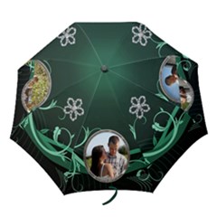 Pretty Green Folding Umbrella