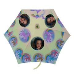 Happy Unicorn Mini Folding Umbrella