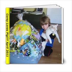 corey loves pigi - 6x6 Photo Book (20 pages)