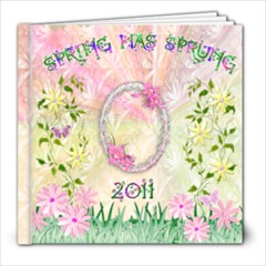 Spring Has Sprung pastel 8x8 photo book - 8x8 Photo Book (20 pages)