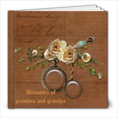 Memories grandma and grandpa 8x8 photobook - 8x8 Photo Book (20 pages)