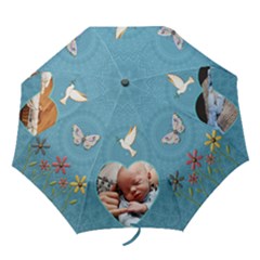 Blue Nature Brag Umbrella - Folding Umbrella