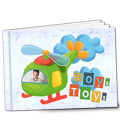 Boys Toys Deluxe 9 x 7 20 page book - 9x7 Deluxe Photo Book (20 pages)