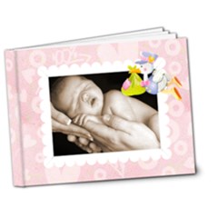 Babylove newborn baby girl Deluxe bragbook 7 x 5 - 7x5 Deluxe Photo Book (20 pages)