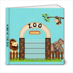 zoo book - 6x6 Photo Book (20 pages)