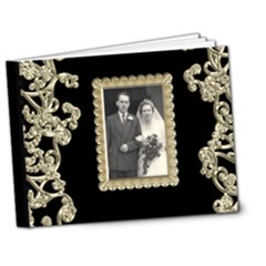Liquid Gold  Deluxe wedding  book  7 x 5 - 7x5 Deluxe Photo Book (20 pages)