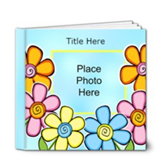 Hearts and Flowers General purpose Deluxe 6x6 20 page Book - 6x6 Deluxe Photo Book (20 pages)