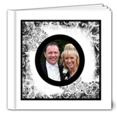  Perfect Day Monochrome Wedding Deluxe 8 x 8 20 page - 8x8 Deluxe Photo Book (20 pages)
