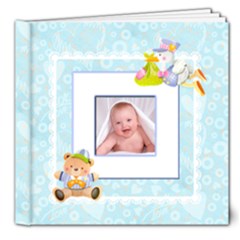 Teddy Beddy Baby Boy Deluxe 8 x 8 Book 20 pages - 8x8 Deluxe Photo Book (20 pages)