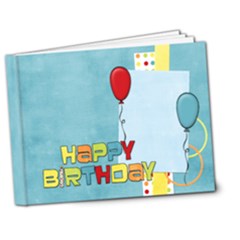 Happy Birthday Deluxe 7x5 - 7x5 Deluxe Photo Book (20 pages)