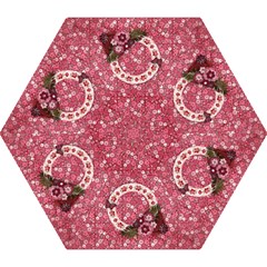 Pink Floral- mini umbrella - Mini Folding Umbrella