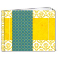 Elizabeth/ Blue & Yellow 9x7 Album-any theme - 9x7 Photo Book (20 pages)