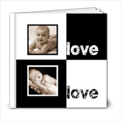 Angelica Classic Black & White  6 x 6 20 page book - 6x6 Photo Book (20 pages)