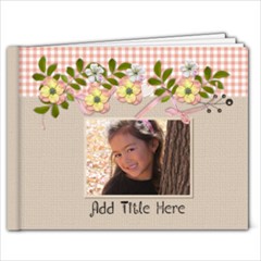 9x7 Pink and Brown- Any Occasion Book - 9x7 Photo Book (20 pages)