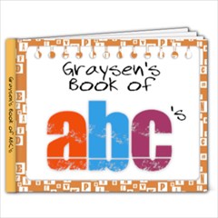 Graysen ABC Book - 9x7 Photo Book (20 pages)