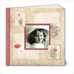 Rosa Botanica 20 Page 6 x 6 book - 6x6 Photo Book (20 pages)