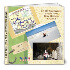 EN US Southwest 7-Day Tour (4.23, 2011) - 8x8 Photo Book (30 pages)