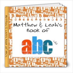 Matthew & Leah s ABC Book - 8x8 Photo Book (20 pages)