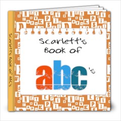 Scarlett s ABC Book - 8x8 Photo Book (20 pages)
