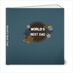 6x6 World s Best Dad - 6x6 Photo Book (20 pages)