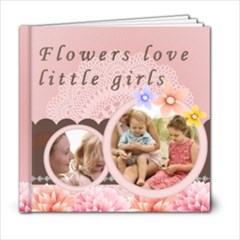 little girl and flower - 6x6 Photo Book (20 pages)