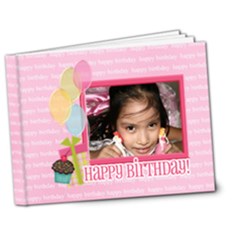 7x5 DELUXE: Birthday Brag Book - 7x5 Deluxe Photo Book (20 pages)