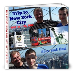 Trip to New York Jul 2011 - 8x8 Photo Book (30 pages)