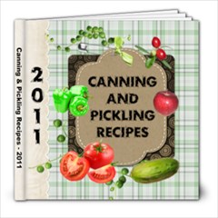 Our Family Canning Recipes - 8x8 Photo Book (20 pages)
