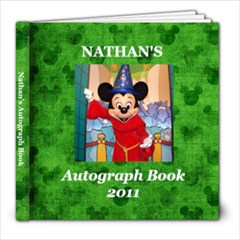 autograph book nate - 8x8 Photo Book (60 pages)
