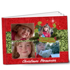 Christmas/Damask- 9x7 Deluxe Photo Book - 9x7 Deluxe Photo Book (20 pages)