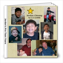 Jordan s Pre-Teen Years - 8x8 Photo Book (20 pages)