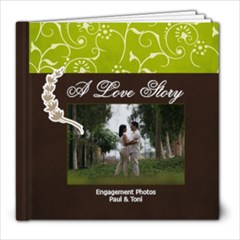 8x8 (39 pages): A Love Story Simple Engagement/Wedding - 8x8 Photo Book (39 pages)