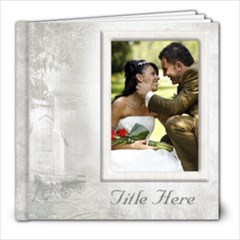 Our Wedding 8x8 Book (80 Pages) White - 8x8 Photo Book (80 pages)