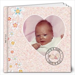 Its A Girl 12x12 60 Page Photo Book - 12x12 Photo Book (60 pages)