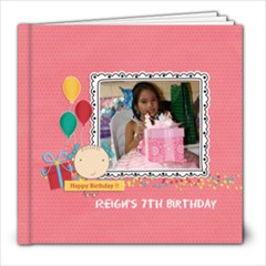 8x8 (20 pages): Happy Birthday - Girl - 8x8 Photo Book (20 pages)
