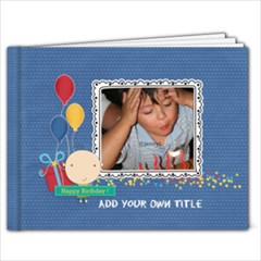 9x7 (20 pages): Happy Birthday - Boy - 9x7 Photo Book (20 pages)