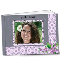 Delightful shades of Violet Deluxe 9x7 Book (20 pages) - 9x7 Deluxe Photo Book (20 pages)