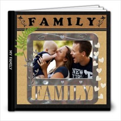 My Family Love 8x8 60 Page Photo Book - 8x8 Photo Book (60 pages)
