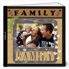 My Family Love 12x12 60 Page Photo Book - 12x12 Photo Book (60 pages)