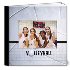 8x8 Deluxe Photo Book- Volleyball - 8x8 Deluxe Photo Book (20 pages)