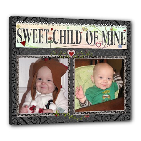 Sweet Child of Mine 24x20 Stretched Canvas - Canvas 24  x 20  (Stretched)