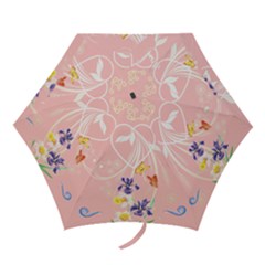 Pastel Flower Umbrella - Mini Folding Umbrella