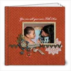 8x8 (39 pages) : Thankful Hearts - 8x8 Photo Book (39 pages)