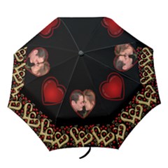 Our Hearts Folding Umbrella