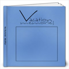 Blue Vacation Theme - 12x12 Photo Book (20 pages)