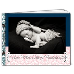 Haven newborn album in pink & blue - 7x5 Photo Book (20 pages)